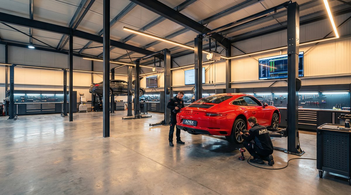 糖心汽车改装中心实景